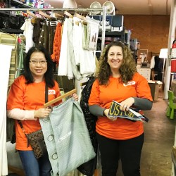 HAP employees volunteer at Humble Design