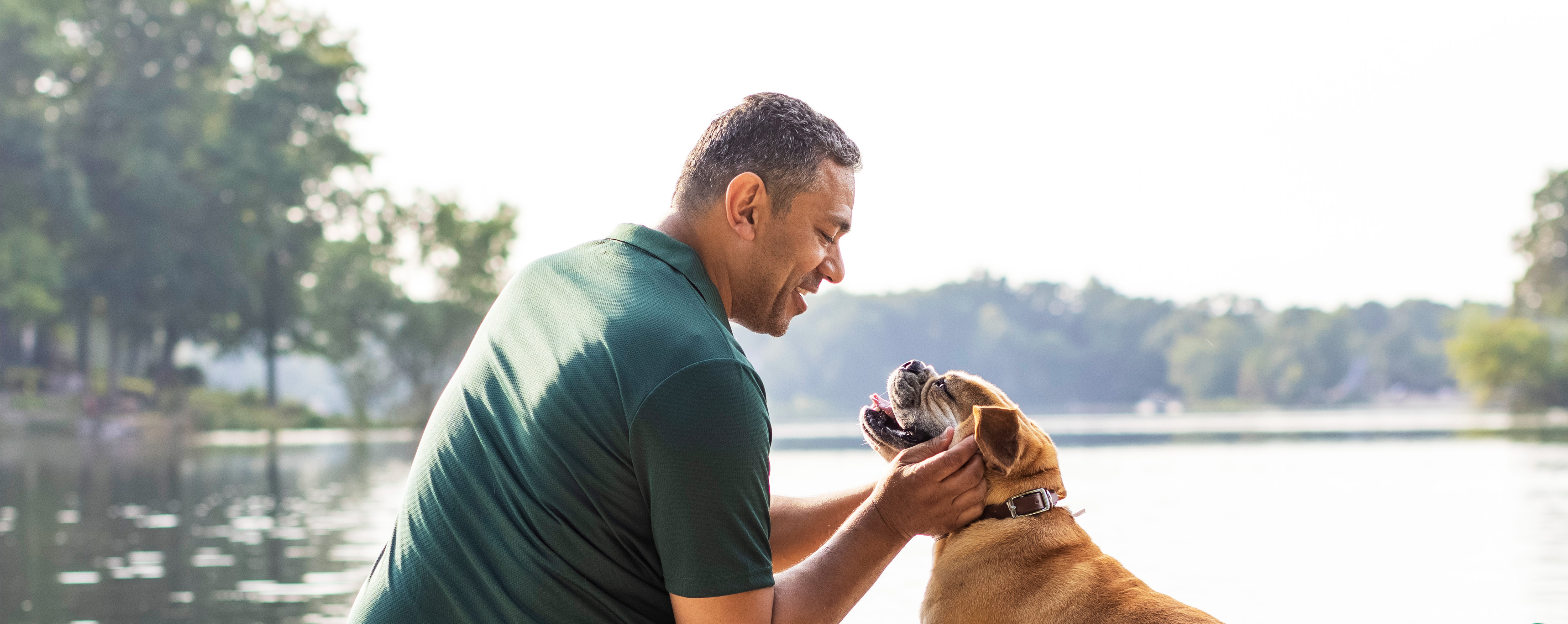 man with dog 1105