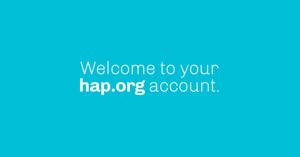 Welcome to your haporg account