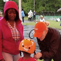HAP Donates Bike Helmets thumbnail